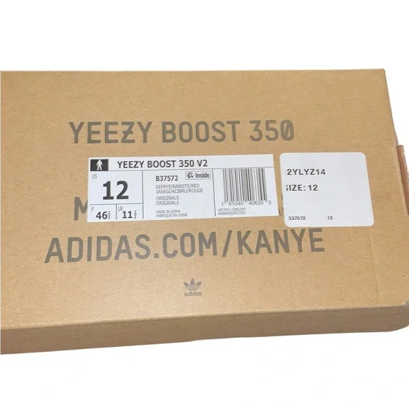 Adidas Yeezy boost 350 mens shoes size 12 - Picture 6 of 6